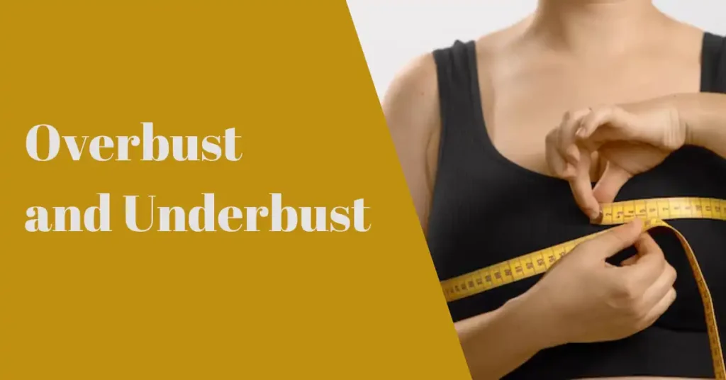 meaning of overbust and under bust